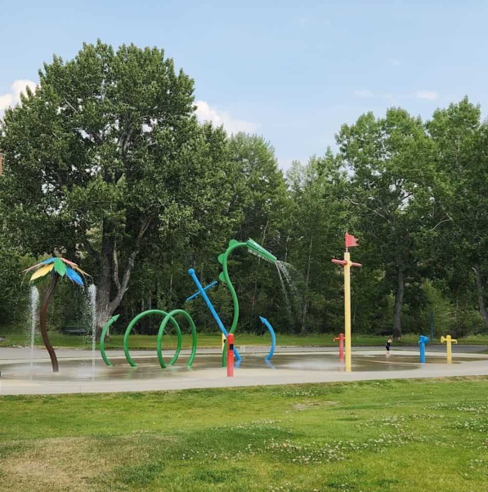 Coleman has the only spray park in the Crowsnest Pass of Alberta Canada