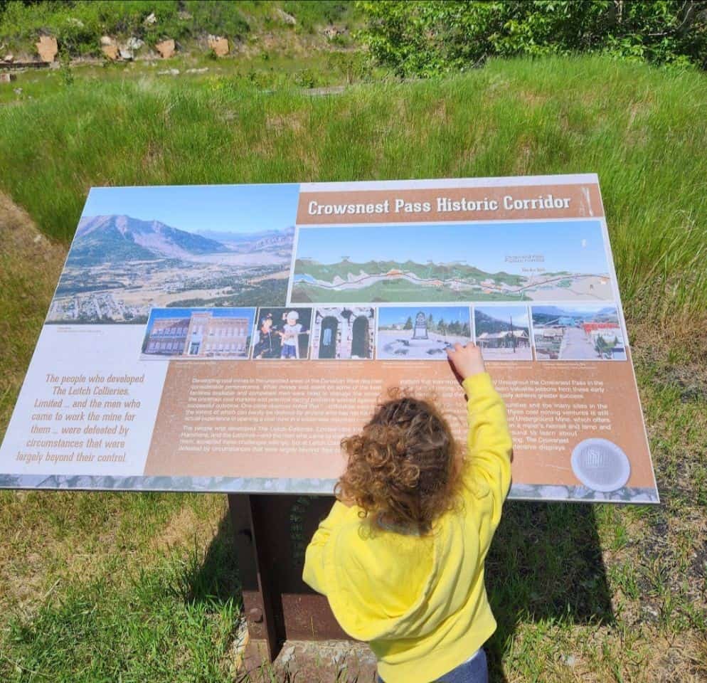 Exploring the Crowsnest Pass historic corridor of Alberta Canada