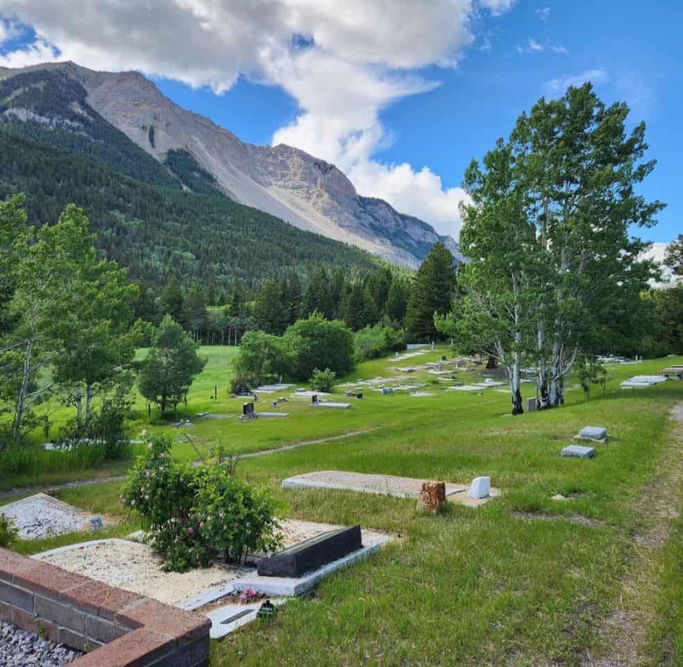 The Hillcrest cemetery is home to the mass grave from the Hillcrest Mining accident in Alberta Canada