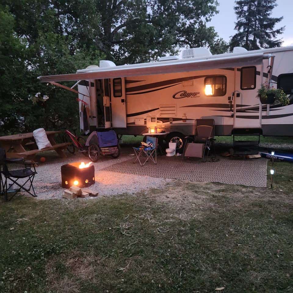 Kinbrook Island is a popular camping fishing and swimming destination in southeastern Alberta Canada