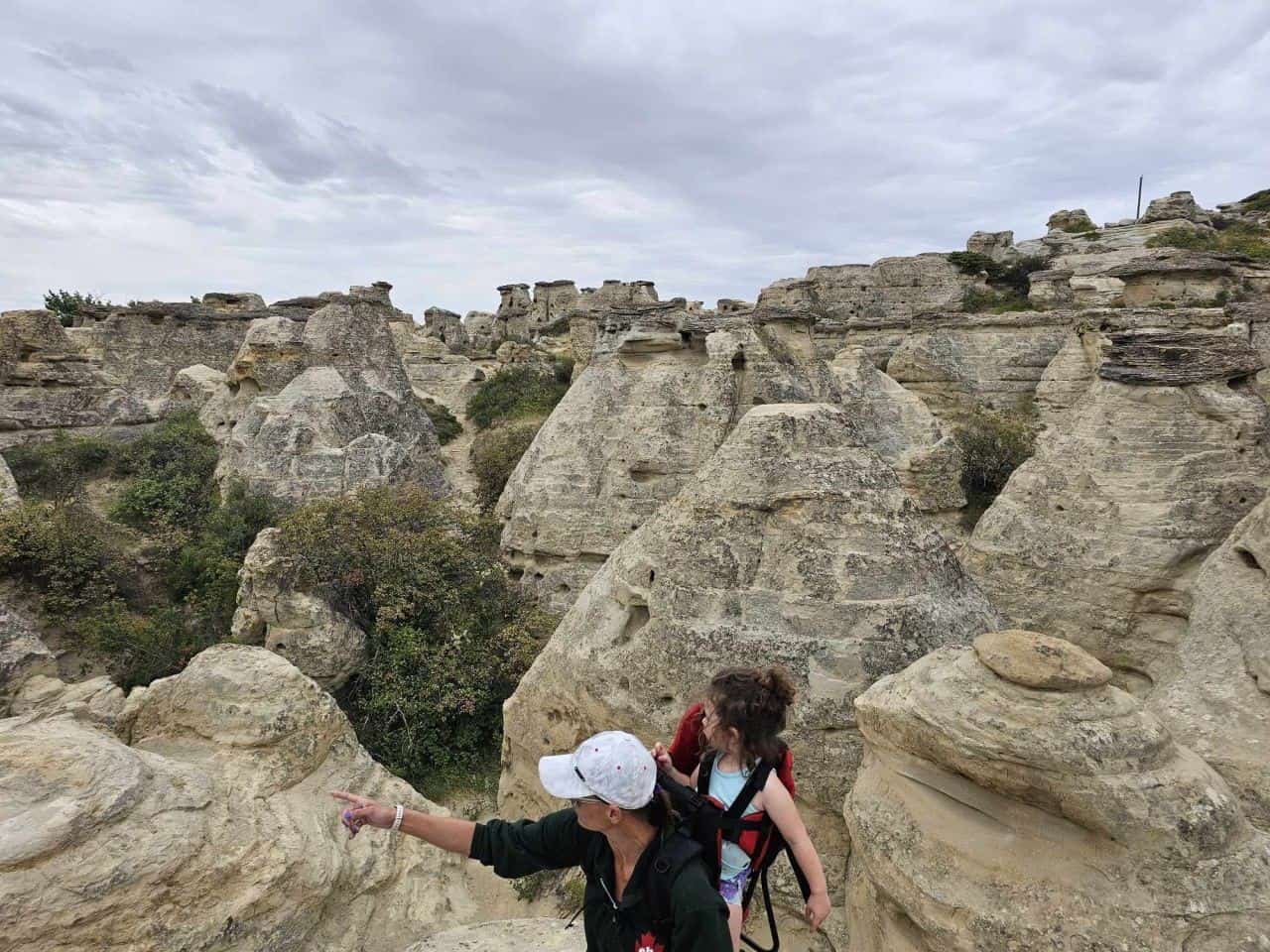 Southern Alberta on the east side is a unique landscape for hiking and family adventures