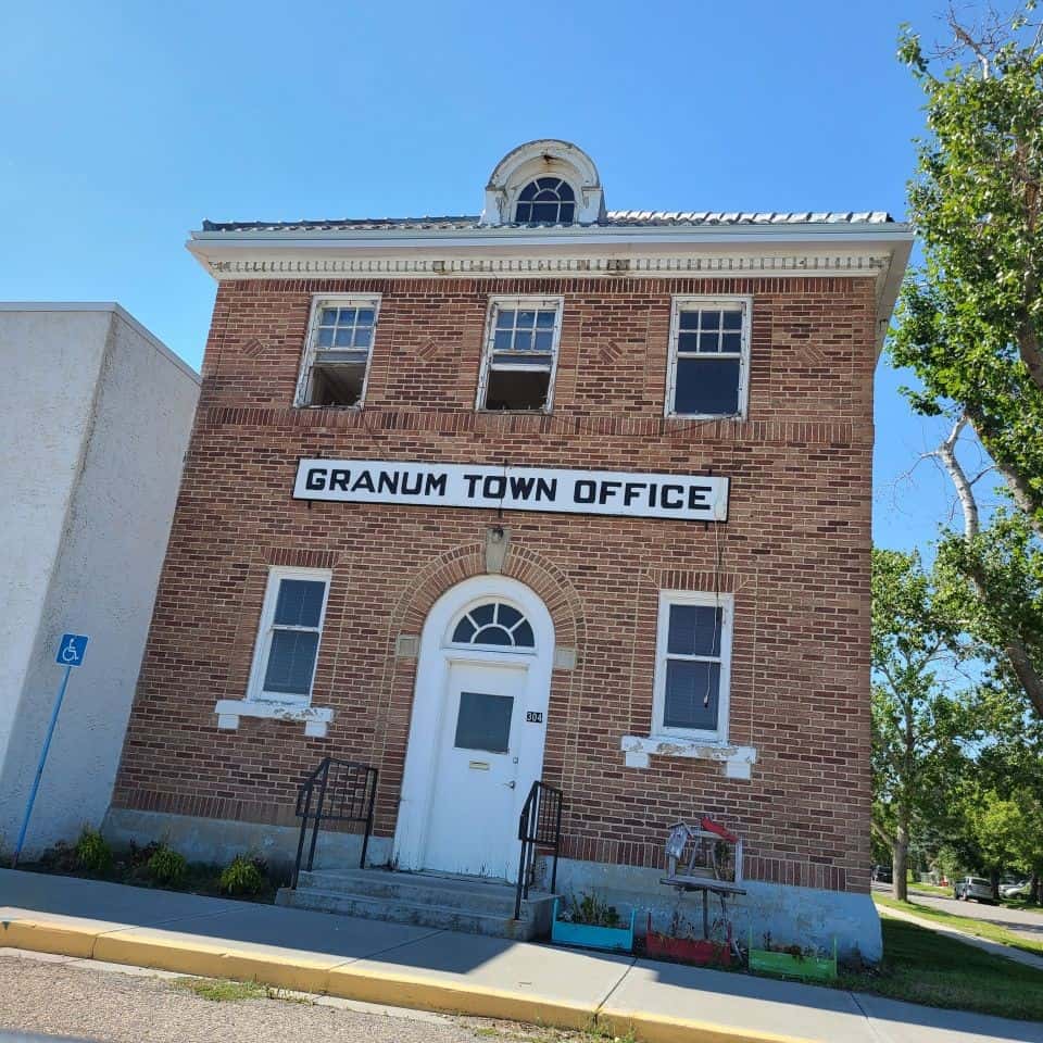 Granum Alberta Canada Town Office shared by Canada Adventure Seeker Andrea Horning.