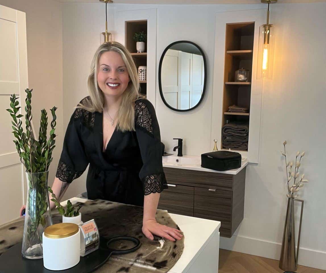 Modern interior design add to the relaxed vibes at the Boutique accommodation in Newfoundland Canada.