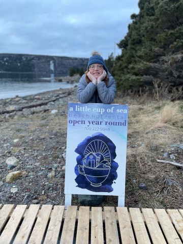 The waterfront is the neighbour of the A Little Cup of Sea in Newfoundland Canada