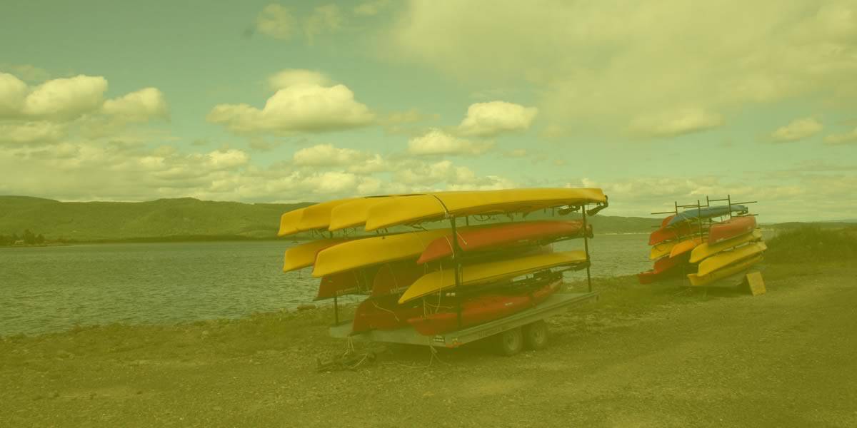 Kayaking in New Brunswick, Canada