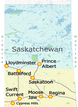 Saskatchewan Map