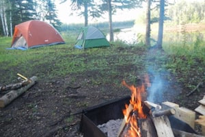 camping fishergirl