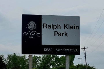 ralph-klein-park-sign-calgary-alberta