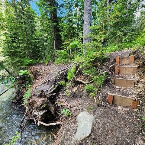 stairs-allison-creek-falls-trail