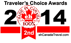 2nd Place-2014 Traveler's Choice Awards