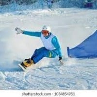 Turn & Burn Banked Slalom Fun Snowboard Race