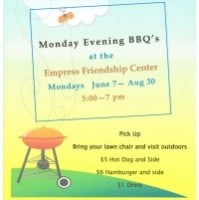 Monday Evening BBQ's in Empress  - 16.08.2021