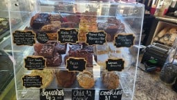 Multiple Displays of Baked Goods in Olds