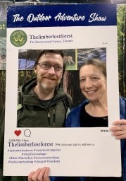Limberlost Forest Photo Opportunity at the Outdoor Adventure Show Toronto Ontario Canada