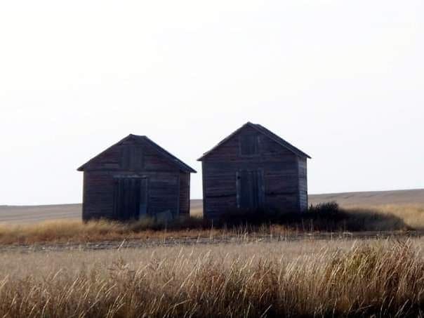 Old Coal Sheds - Backroads of Saskatchewan 2024-03-26 - These coal sheds have not been used in years but at one time were full of coal for the passing trains should they need some. Find history like this on the Backroads of Saskatchewan.
