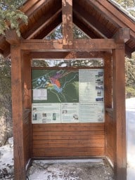 Bow River Trail Map Banff Alberta Canada 