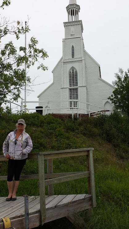 Boat Access Only to this National Historic Site - Holy Trinity Anglican Church - Stanley Mission Saskatchewan 2024-04-11 - You can only visit Holy Trinity Church, a Provincial and National Historic Site by boat but there are lots of friendly local guides that would be happy to take you to Saskatchewan's oldest building. Just ask anyone in Stanley Mission and enjoy this must visit destination.