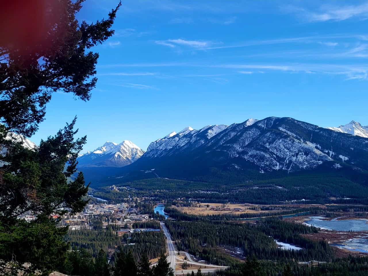 View from Mt. Norquay Lookout - Banff Alberta Canada - The spectacular view from the Mount Norquay Scenic Lookout Point of the Banff townsite.
A fun drive on a winding road where wildlife is abundant.
Banff, Alberta, Canada