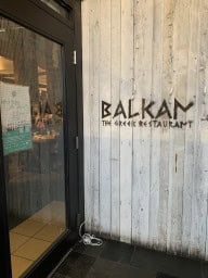 Balkan The Greek Restaurant Entrance