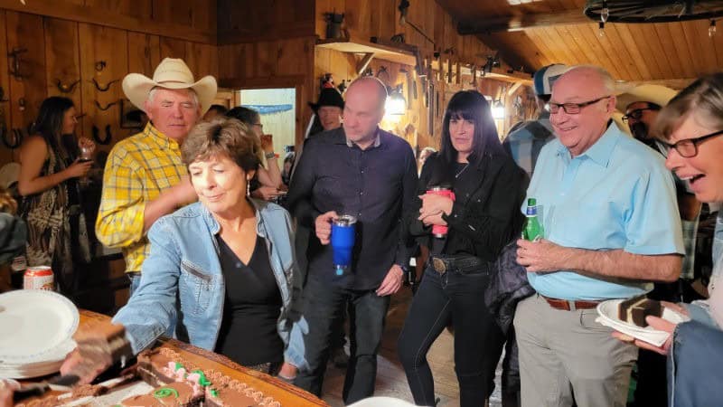 Untitled 2024-05-12 - The TNV Crew get together for a laugh and chat while at the AP Guest Ranch Barn Dance in the Nicola Valley BC 