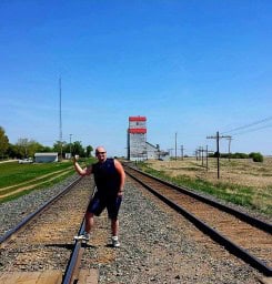 Mortlach Train Tracks - Mortlach Saskatchewan