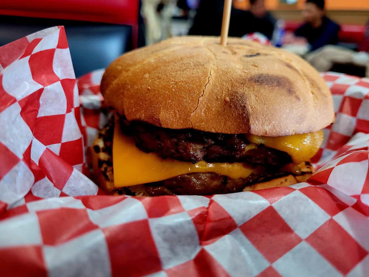 Double Cheeseburger at Flipp'n Burgers Kensington  - A double Cheeseburger from Flipp'n Burgers in Kensington, Calgary, Alberta. 