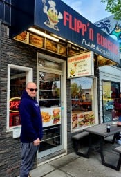 Visiting Flipp'n Burgers in Kensington 
