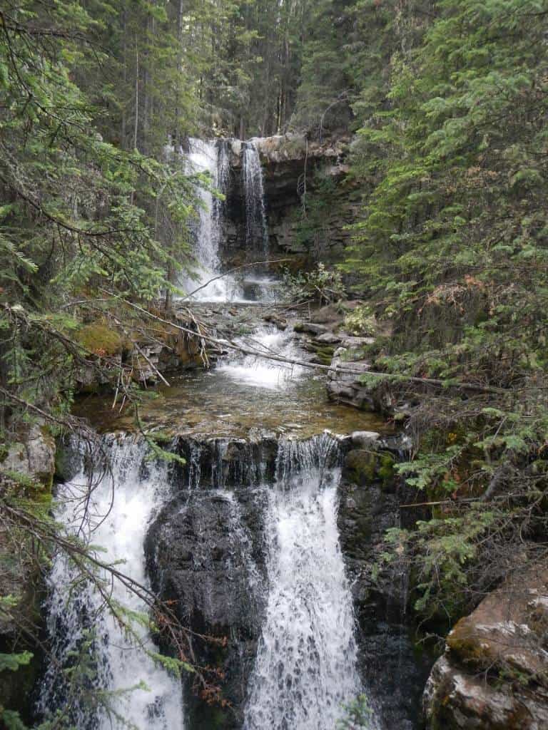 Troll Falls - Troll Falls is a great easy hike in Kananaskis, Alberta.
Follow the water and you'll find 7-10 different waterfalls along the way.