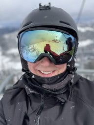 Apex Mountain Resort Snowboarding Selfie 