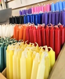 Coloured Candles Crossfield Alberta