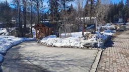 Marysville Falls Winter Trailhead Log Bridge Kimberley BC Hike