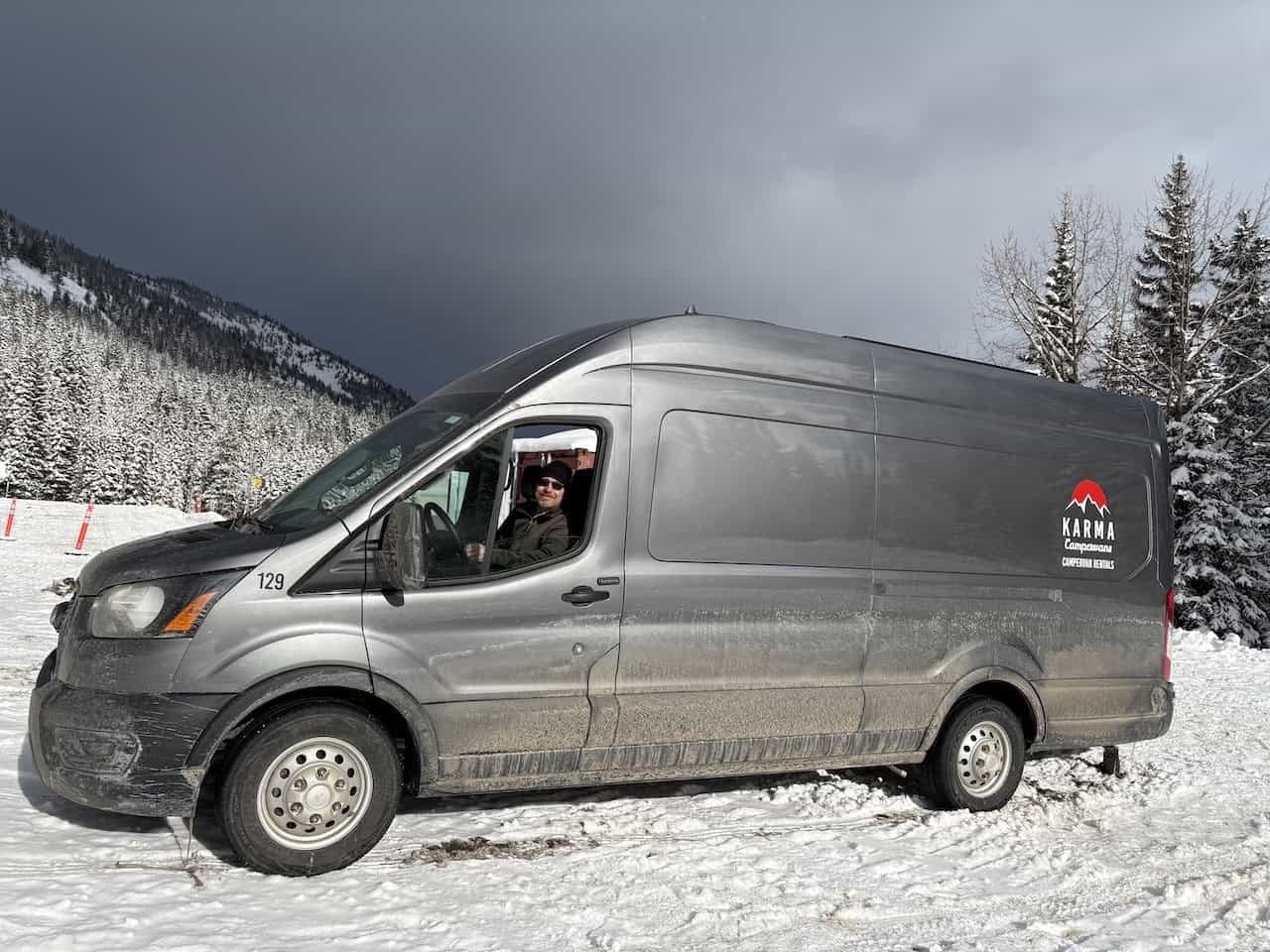 Manning-Park-Alpine-Area - The first snowboard stop on the British Columbia campervan road trip was Manning Park Alpine Area.