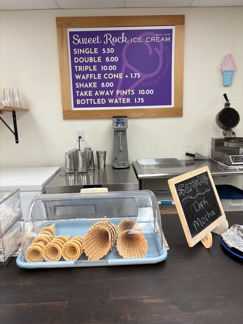 Ice-Cream-Prices - We realized it was better value for our money to just buy a tub of ice cream rather than individual cones.