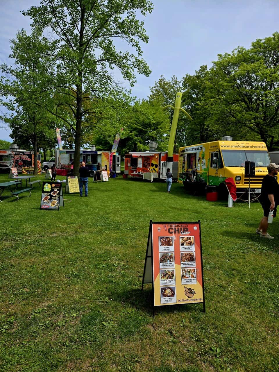Lots of Food Trucks at Sarnia Poutine Fest  - Lots of Food Trucks with a great variety of foods, drinks and desserts the whole family will love at Sarnias Annual Poutine Fest.
