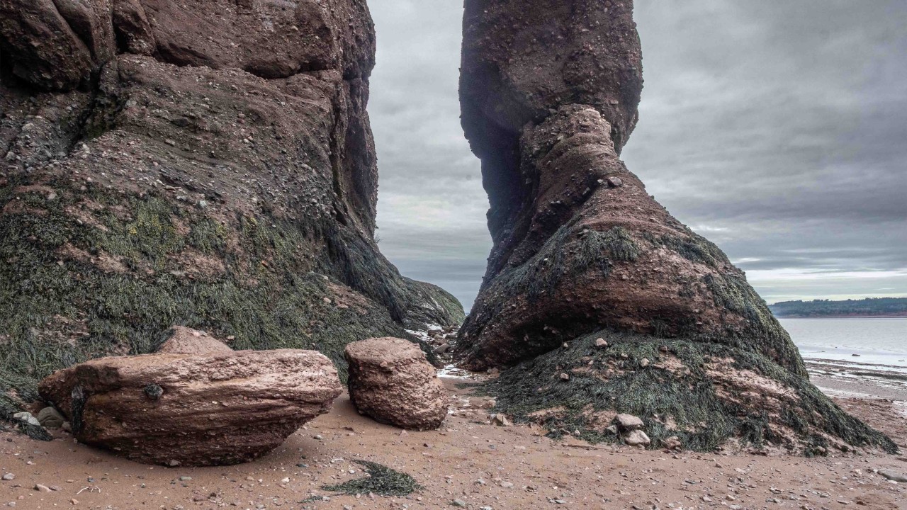 Bay-Of-Fundy-Hopewell-Rocks - It was cool to walk amongst the sea stacks during low tide