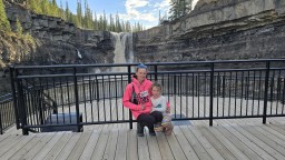 Family Adventure at Crescent Falls Alberta