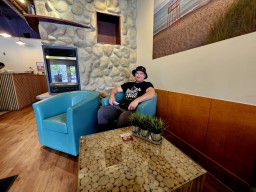 Cozy Seating at Coffee Lodge Finch - Sarnia Ontario Canada 