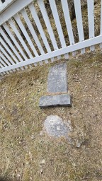 Leskoy Grave Marker in Nordegg Pioneer Cemetery