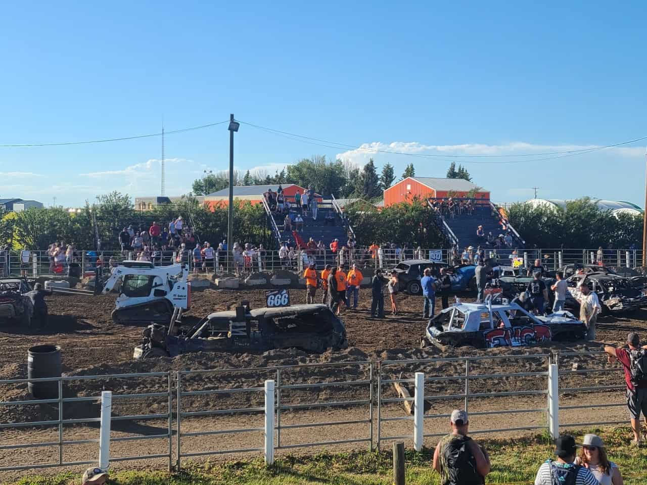 Andrea Horning Vulcan Demolition Derby, Alberta
