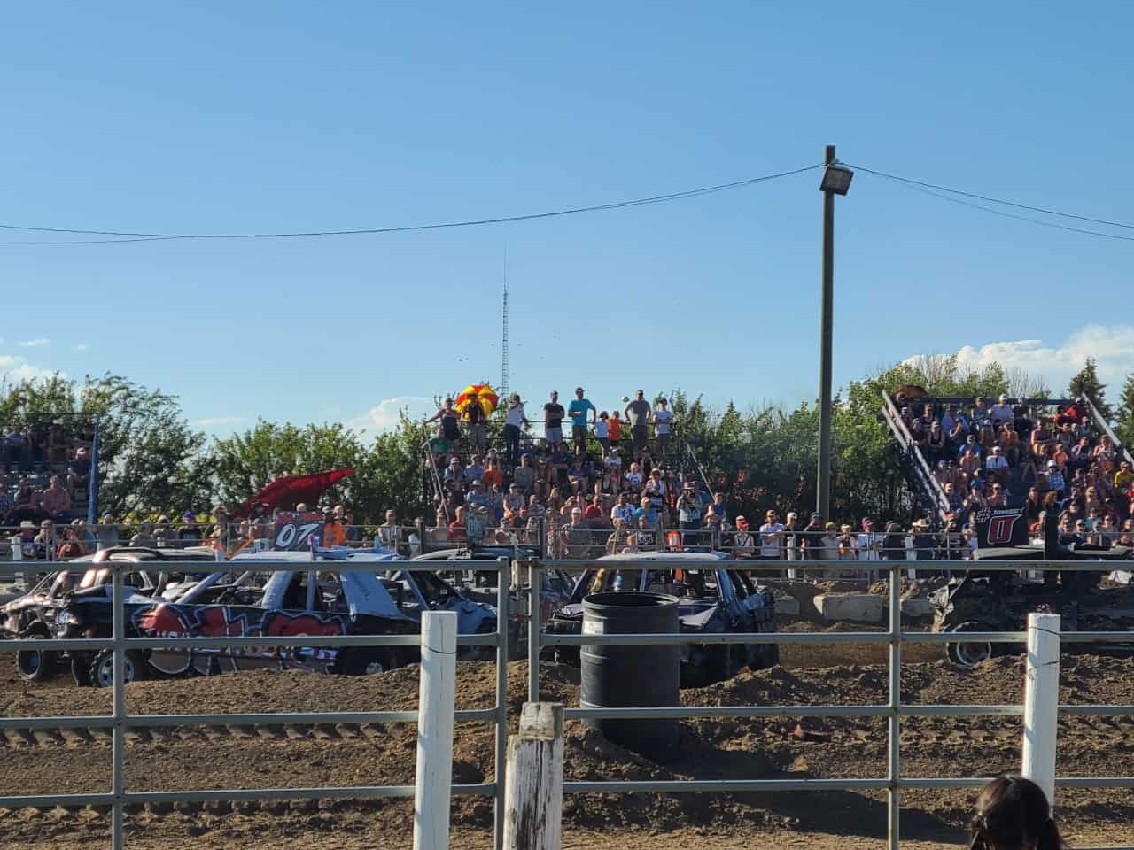Andrea Horning Vulcan Demolition Derby, Alberta