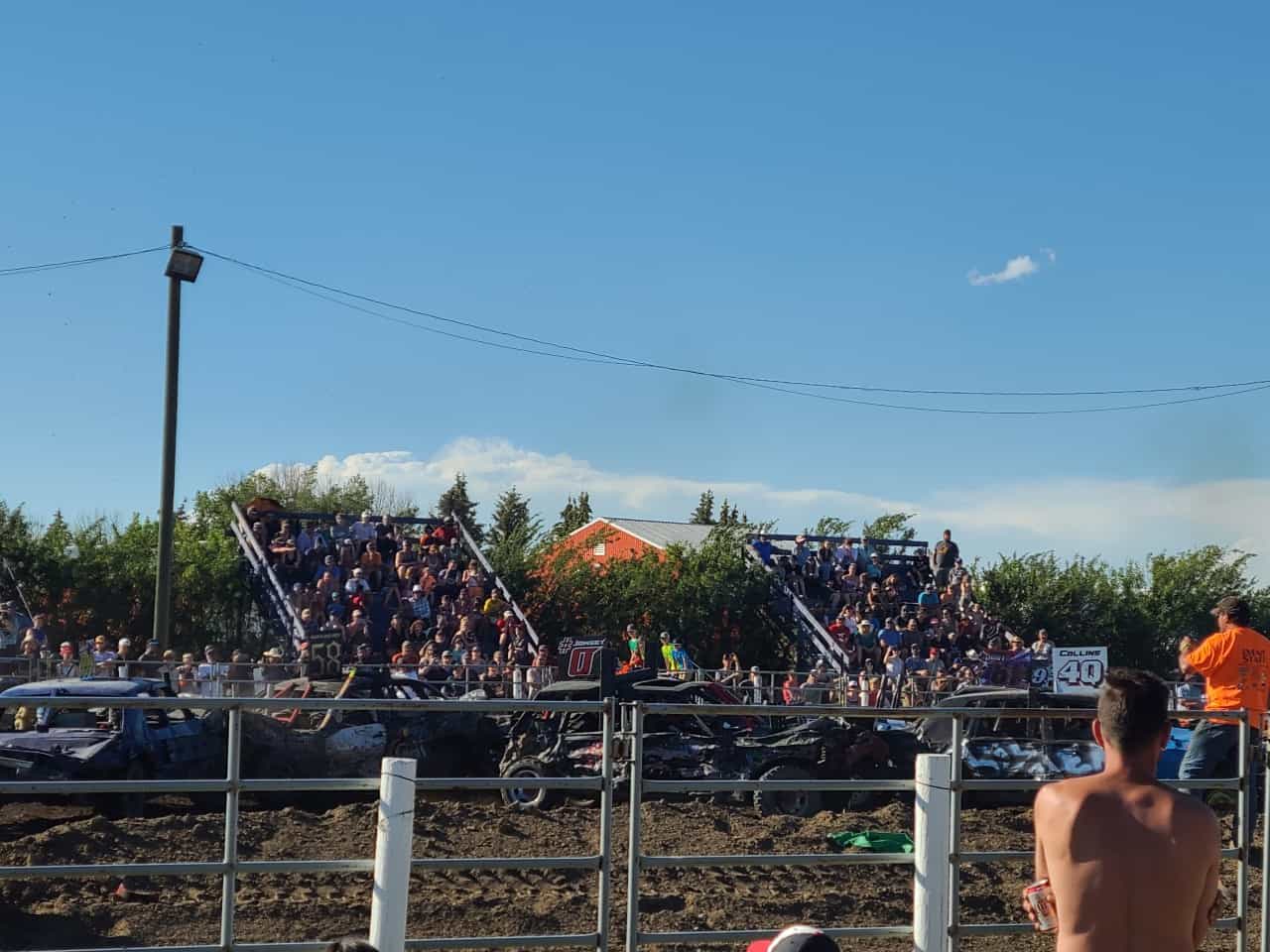 Andrea Horning Vulcan Demolition Derby, Alberta