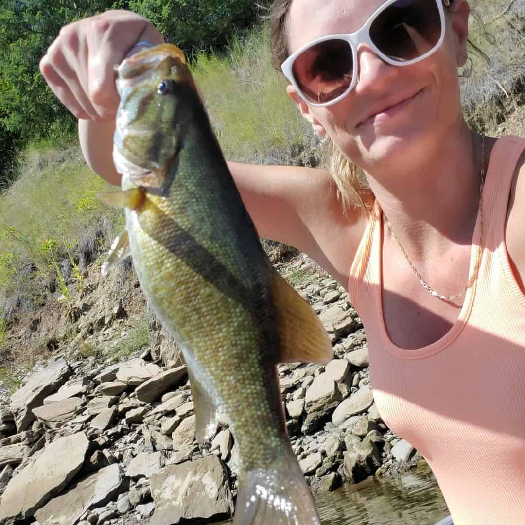 Bass! - Alberta doesn't have any bass to catch. Had to head to southern BC to find them again. The Pend Oreille River along the Canada USA border had some though! Not sure if this fish is American or Canadian ?
An awesome river to canoe. Calm and easy to navigate, with amazing fishing!