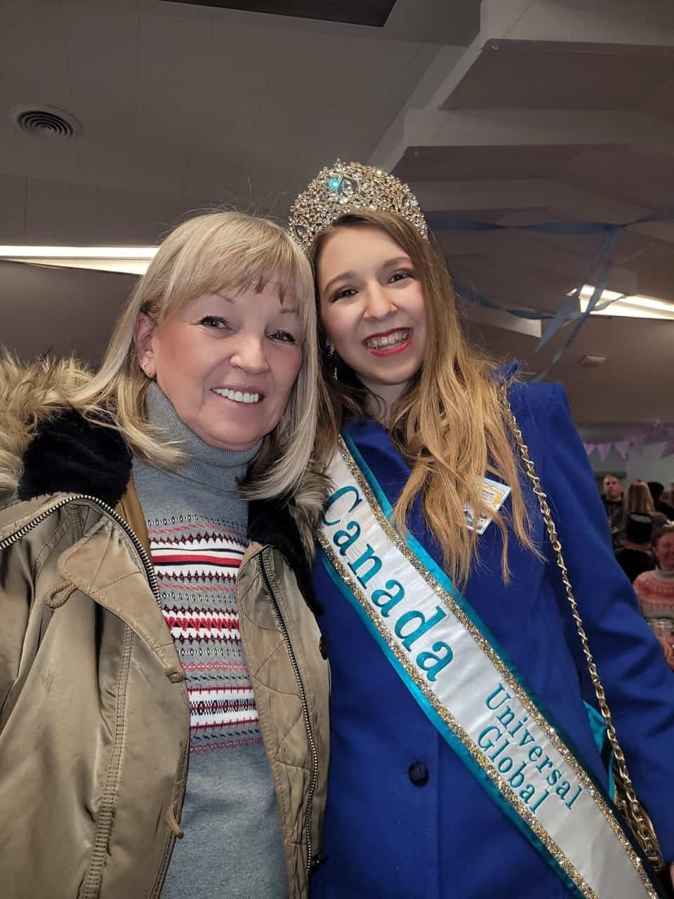 VWC 2023 Elks Hall event  - Miss Canada Universal Global Volunteering at the Vernon Elks hall for their Vernon Winter Carnival 2023 event!