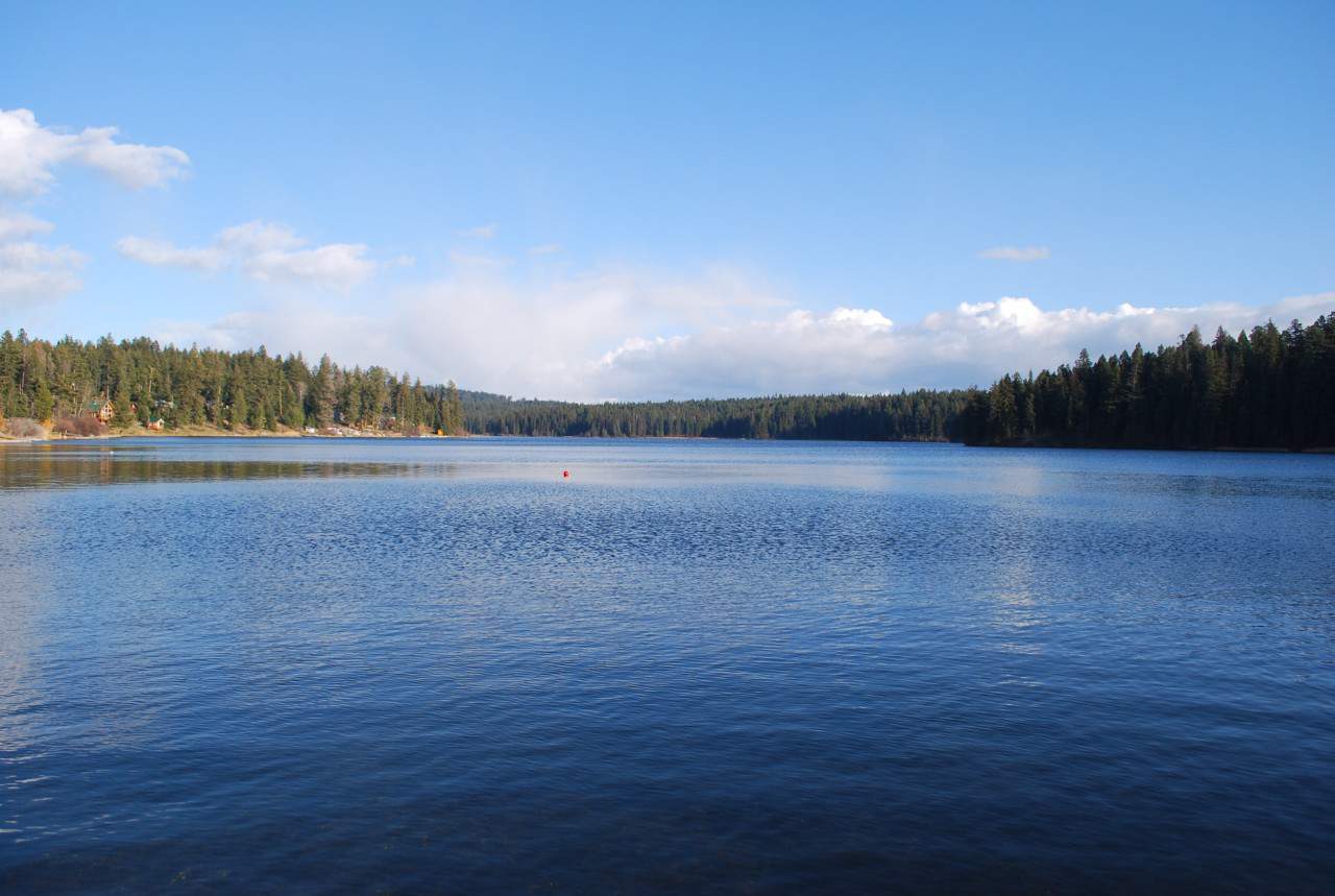 Glimpse Lake in Nicola Valley - A calm day on the waters of Glimpse Lake British Columbia.