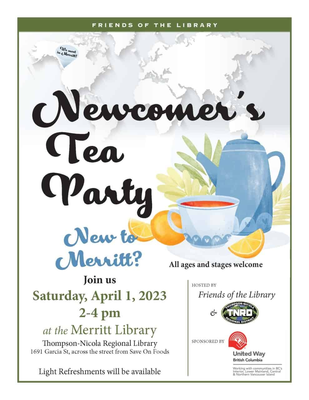 Newcomer's Tea Party 2023-03-07