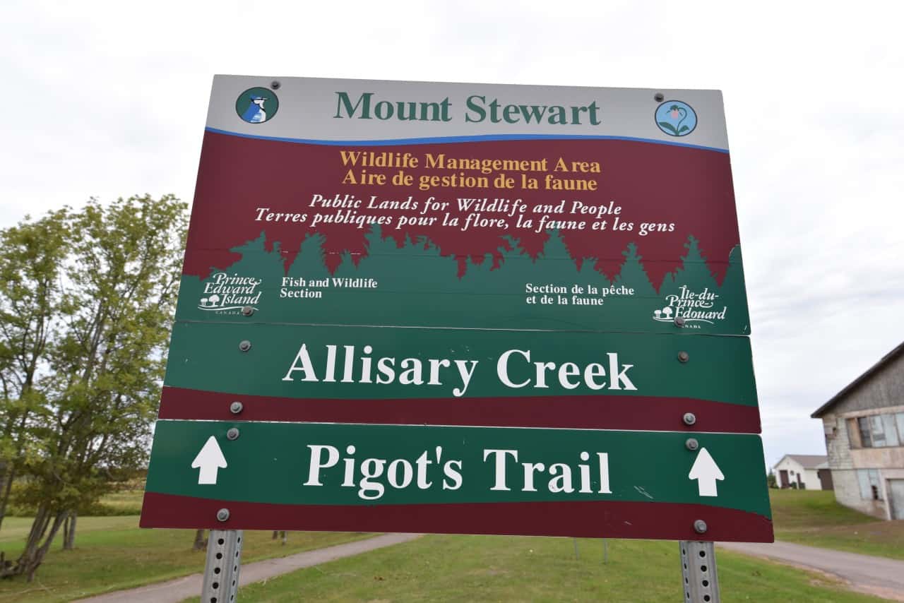 Mount Stewart Wildlife Management Area, Mount Stewart, Prince Edward Island, Canada - Pigot Trail in the Mount Stewart Wildlife Management Area is popular with bird watchers and hikers