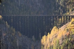 ExploreExplore 18 wooden trestles in Myra Canyon, BC