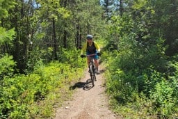 Mountain Biking Moonraker Trails Golden BC Canada