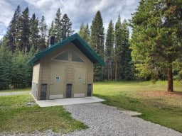 Toilets are Available at the Rockbound Lake Trailhead Parking Lot